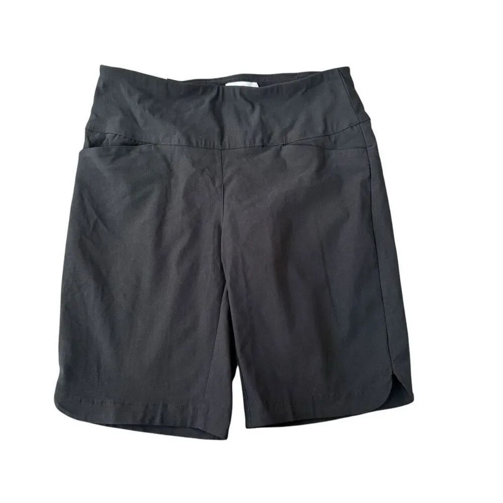 Lady Hagen Shorts Women's Size S 10” Tummy Control Golf black Wicking NWT